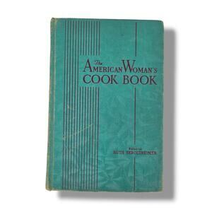 The American Woman's Cookbook Hardcover Book 1939 Berolzheimer Vintage Recipes